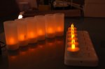 Rechargeable LED Candles - 12 pack